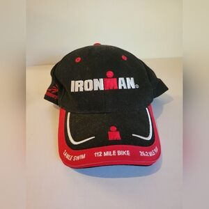 Ironman Black and Red Cap